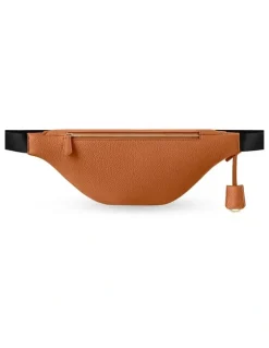 MAISON de SABRÉ The Leather Sling Bag in Pecan Brown