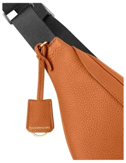 MAISON de SABRÉ The Leather Sling Bag in Pecan Brown