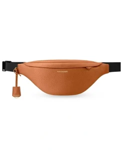 MAISON de SABRÉ The Leather Sling Bag in Pecan Brown