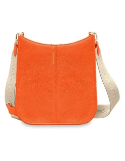 MAISON de SABRÉ The Leather Saddle Bag in Manhattan Orange