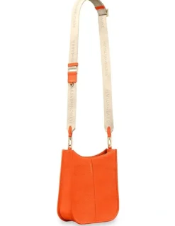 MAISON de SABRÉ The Leather Saddle Bag in Manhattan Orange
