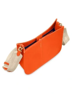 MAISON de SABRÉ The Leather Saddle Bag in Manhattan Orange