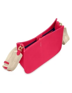 MAISON de SABRÉ The Leather Saddle Bag in Shibuya Fuchsia
