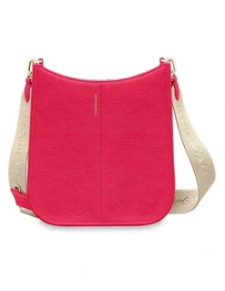 MAISON de SABRÉ The Leather Saddle Bag in Shibuya Fuchsia