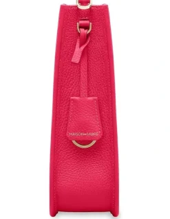 MAISON de SABRÉ The Leather Saddle Bag in Shibuya Fuchsia