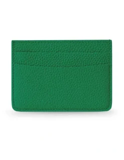 MAISON de SABRÉ The Leather Card Holder in Emerald Green