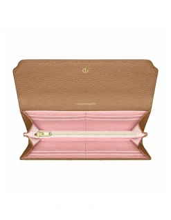 MAISON de SABRÉ The Long Flap Wallet in Sandstone Lily