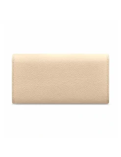 MAISON de SABRÉ The Long Flap Wallet in Saharan Fuchsia