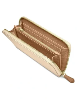 MAISON de SABRÉ The Long Zip Wallet in Saharan Brown