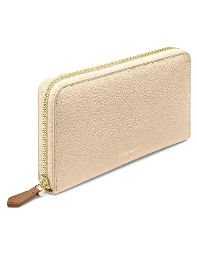 MAISON de SABRÉ The Long Zip Wallet in Saharan Brown