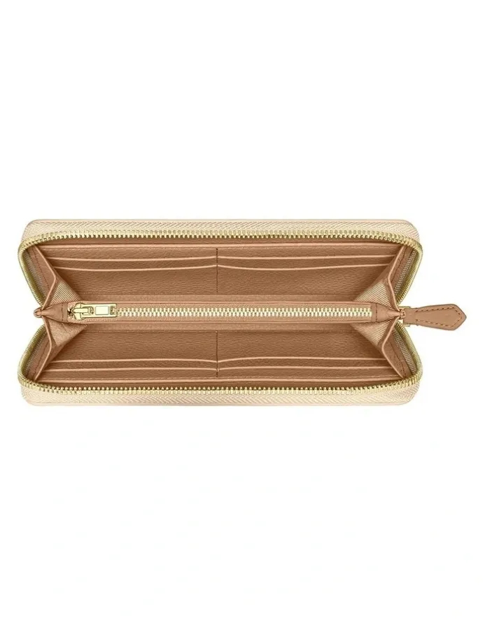 MAISON de SABRÉ The Long Zip Wallet in Saharan Brown