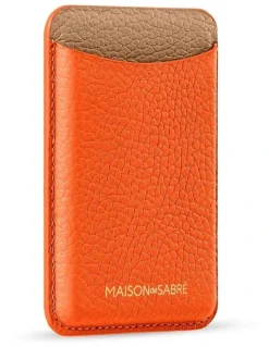 MAISON de SABRÉ The MagSafe Wallet in Manhattan Sandstone
