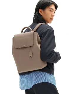 MAISON de SABRÉ The Medium Soft Leather Backpack in Cashmere Clay