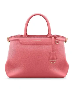MAISON de SABRÉ The Medium Palais Leather Top Handle Bag in Candy Pink