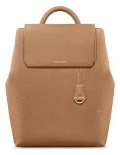 MAISON de SABRÉ The Medium Soft Leather Backpack in Sandstone Brown
