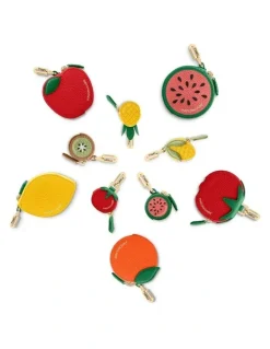 MAISON de SABRÉ The SABRÉMOJI™ Fruit Coin Purse in Orange