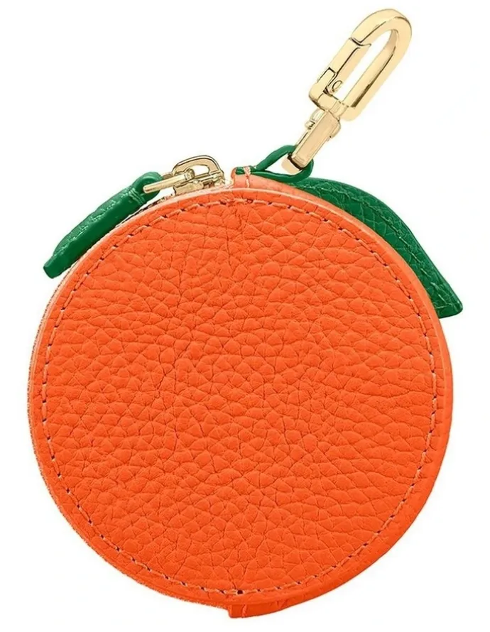 MAISON de SABRÉ The SABRÉMOJI™ Fruit Coin Purse in Orange