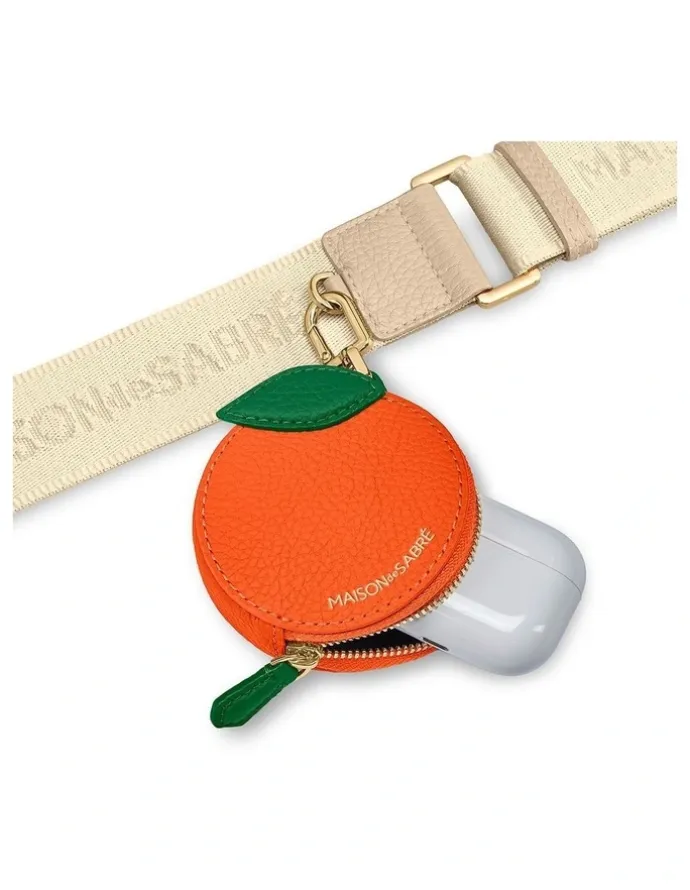 MAISON de SABRÉ The SABRÉMOJI™ Fruit Coin Purse in Orange