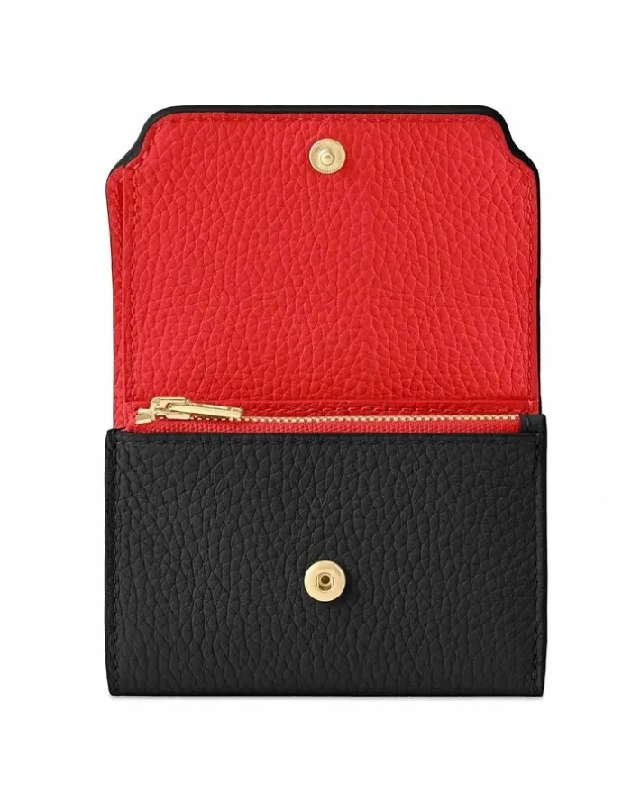 MAISON de SABRÉ The Trifold Wallet in Rouge Noir