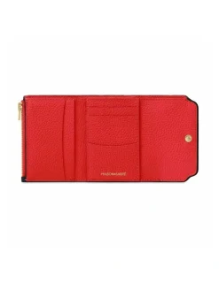 MAISON de SABRÉ The Trifold Wallet in Rouge Noir