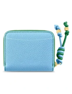 MAISON de SABRÉ The Zip Wallet in Sky Emerald
