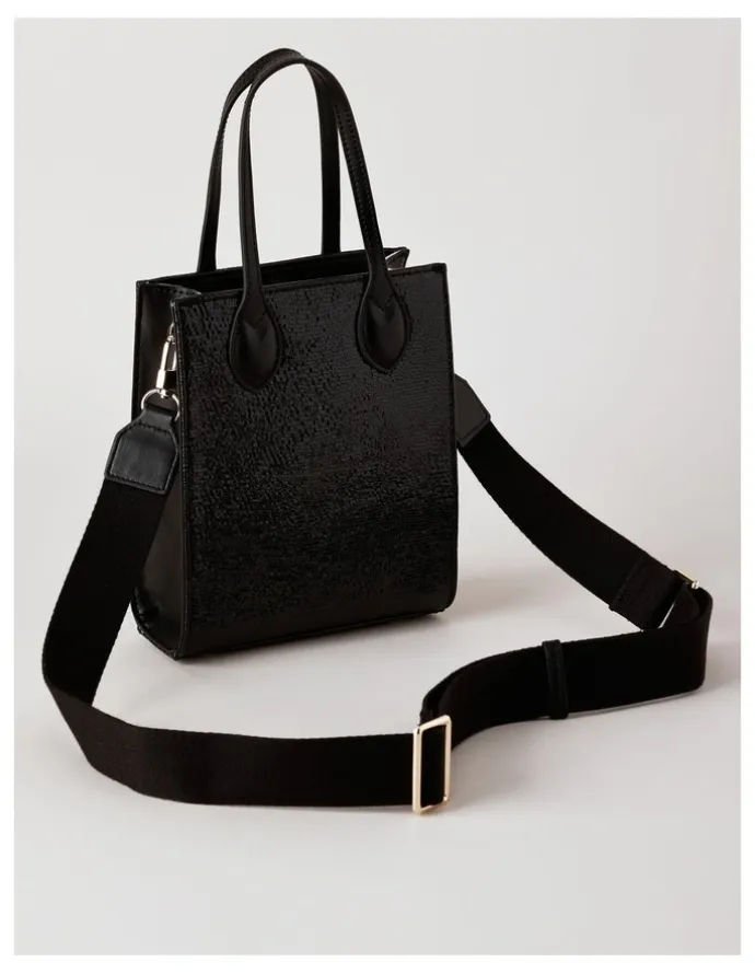 Marcs Aruba Mini Tote Bag in Black Combo