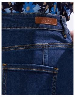 Marcs Ashwin Denim Midi Skirt in Chelsea Blue