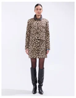 Marcs Damon Jacquard Jacket in Brown Multi