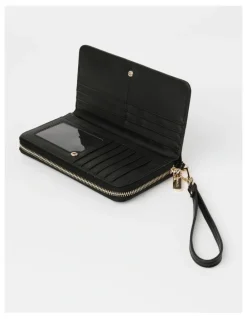 Marcs Dubrovnik Zip Top Wallet in Black