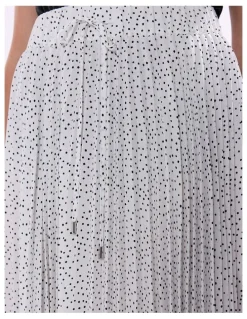 Marcs Empire Of Spots Midi Skirt in White Multi