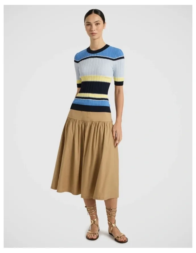 Marcs Eternal Dreaming Stripe Knit in Blue Stripe