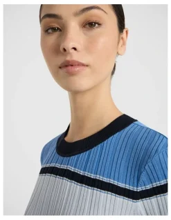 Marcs Eternal Dreaming Stripe Knit in Blue Stripe