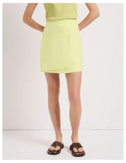 Marcs Eva Wrap Mini Skirt in Sassari