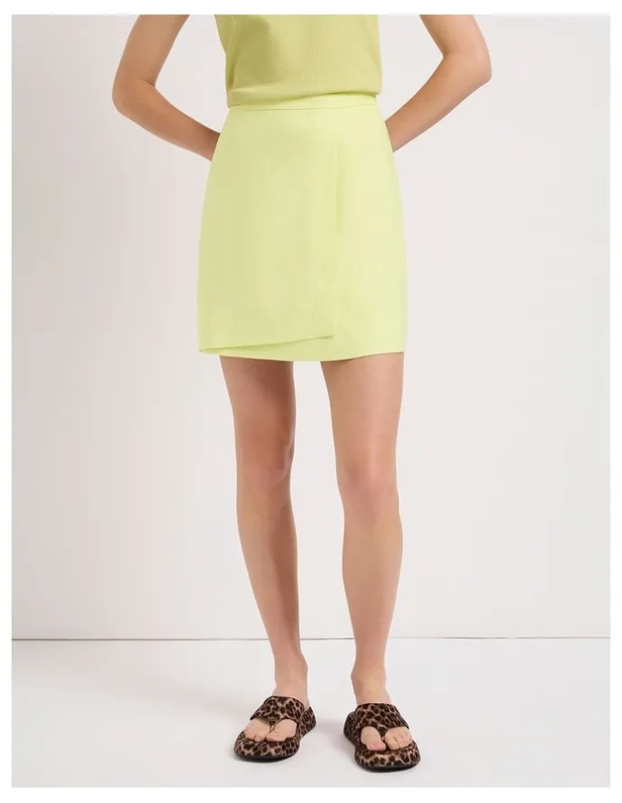 Marcs Eva Wrap Mini Skirt in Sassari