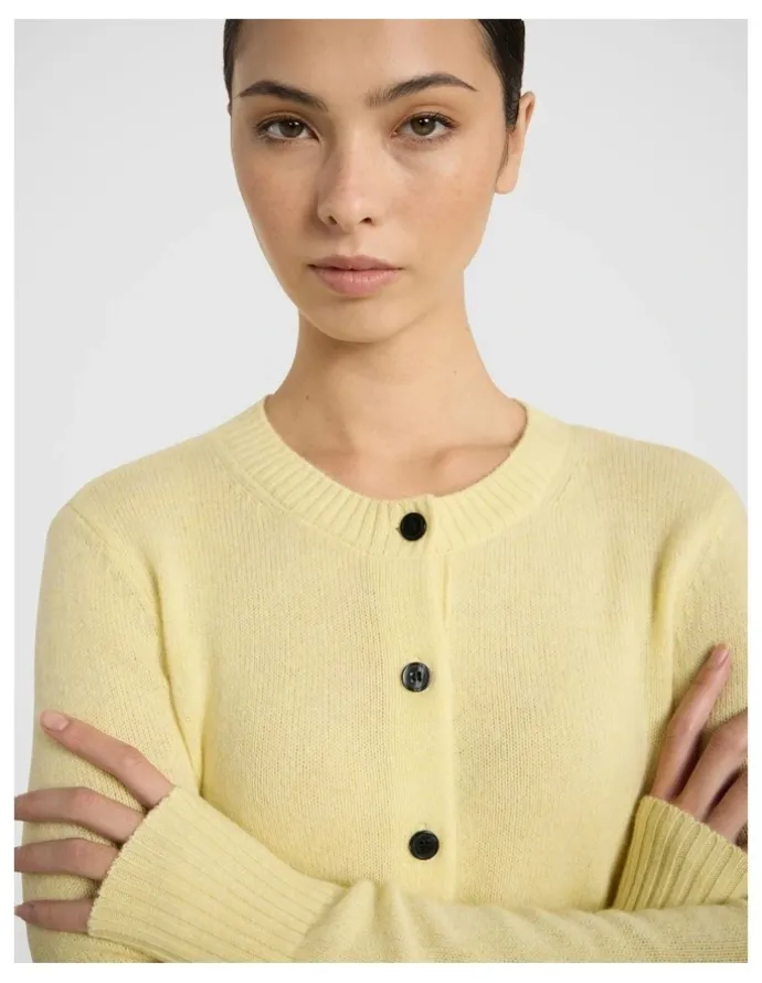 Marcs Eyes Of Love Cardigan in Limoncello
