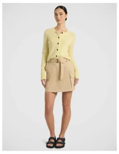 Marcs Eyes Of Love Cardigan in Limoncello