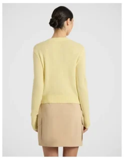 Marcs Eyes Of Love Cardigan in Limoncello