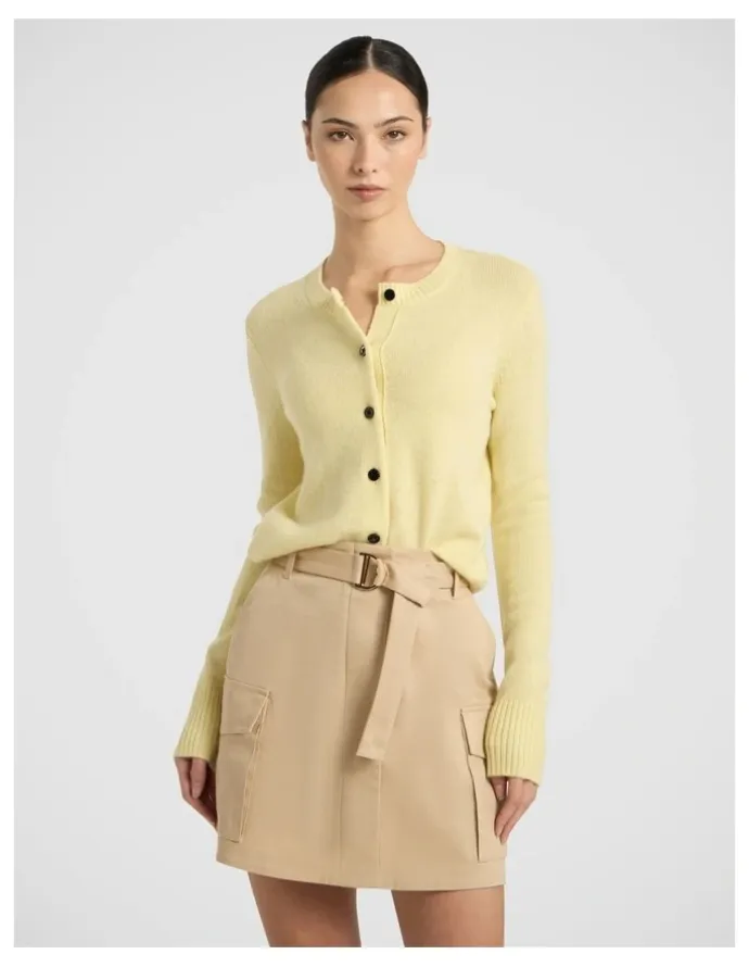 Marcs Eyes Of Love Cardigan in Limoncello