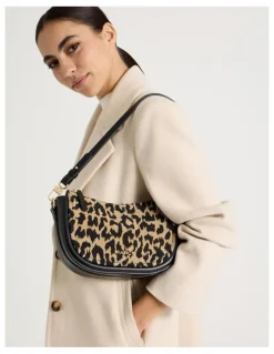 Marcs Havana Shoulder Bag in Leopard Combo