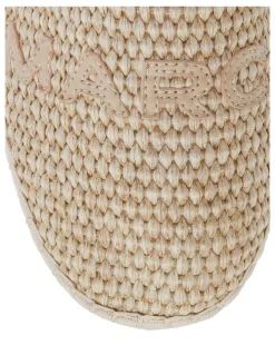 Marcs Joy Flat Shoes in Natural Raffia