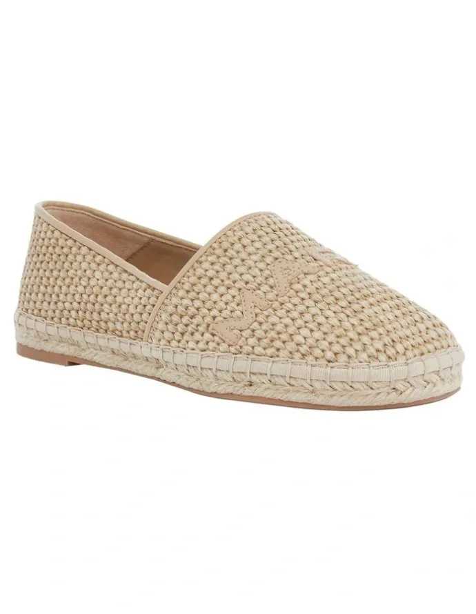 Marcs Joy Flat Shoes in Natural Raffia