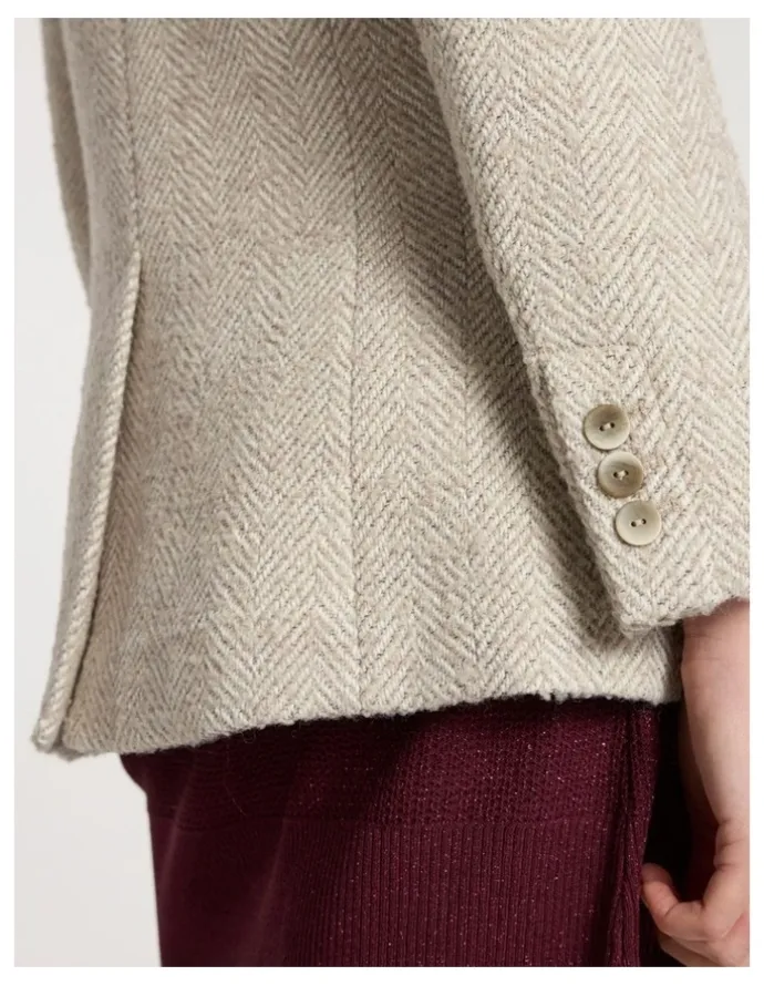 Marcs Kayla Coat in Ivory Multi