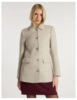 Marcs Kayla Coat in Ivory Multi