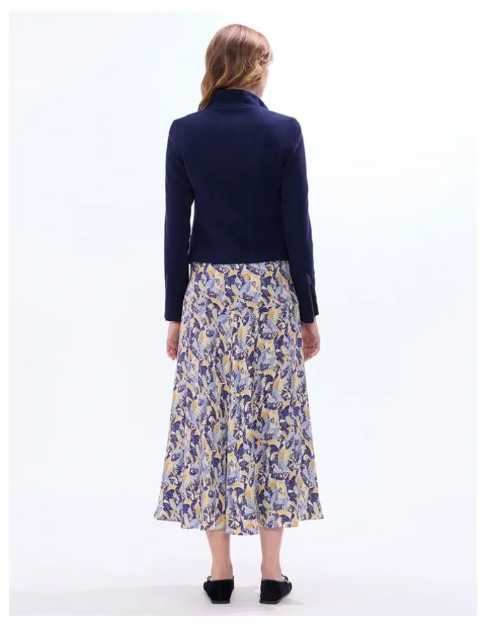 Marcs Lani Felted Wool Jacket in Midnight Marle