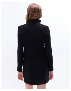 Marcs Lani Felted Wool Jacket in Black