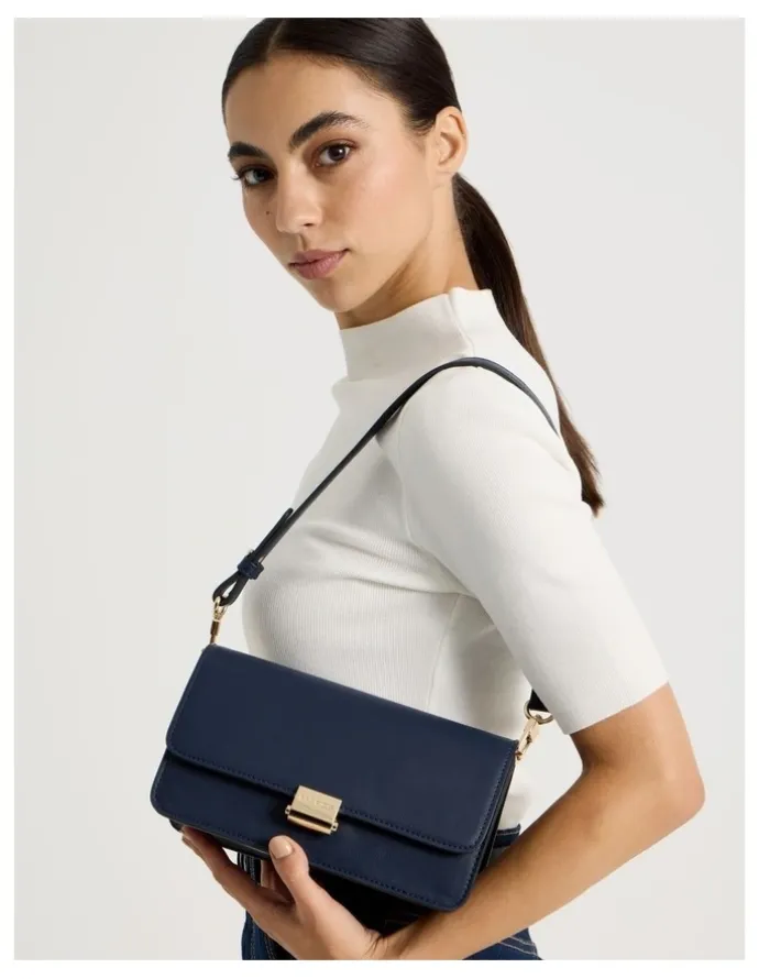 Marcs Lyon Shoulder Bag in Navy