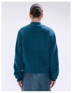 Marcs Maurice Bomber Jacket in Teal