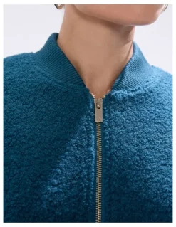 Marcs Maurice Bomber Jacket in Teal
