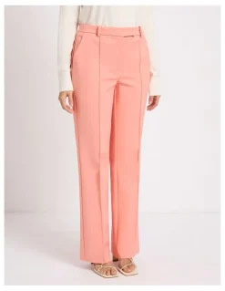 Marcs Mona Lisa Straight Leg Pant in Salmon