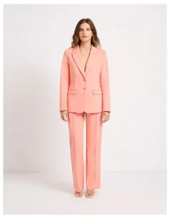 Marcs Mona Lisa Straight Leg Pant in Salmon